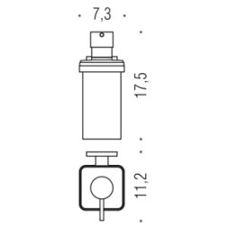 Дозатор COLOMBO DESIGN BASICQ B9337 настенный
