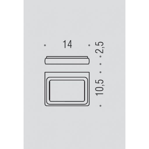 Мыльница COLOMBO DESIGN LULU B6201 настенная