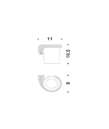 Стакан COLOMBO DESIGN LINK B2402.DX настенный