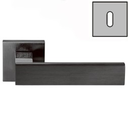 Дверная ручка Colombo ALBA LC91 R графит матовый/графит