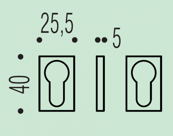 Накладка под цилиндр Colombo Design Rosetta ZE23/0 графит матовый