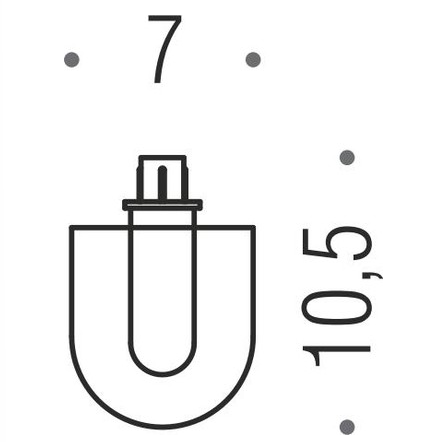 Запасная насадка для ёршика Colombo Planets B9857