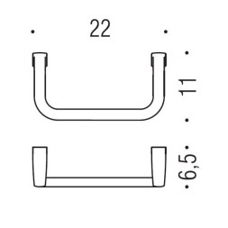 Полотенцедержатель COLOMBO DESIGN LULU B6231.GOLD кольцо
