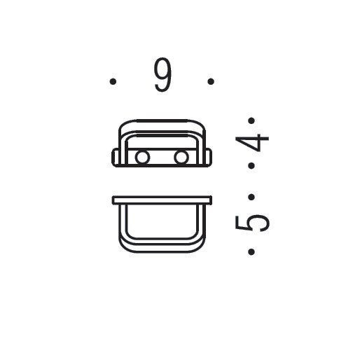 Крючок COLOMBO DESIGN TIME W4217 одинарный