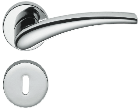 Дверная ручка Colombo BLAZER FL11R CM хром матовый