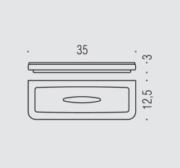 Полочка для губки COLOMBO DESIGN LULU B6203