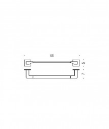Полотенцедержатель COLOMBO DESIGN FOREVER B2909 широкий