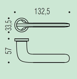 Дверная ручка Colombo Design ROBOQUATTRO ID41RSB/0 золото матовое
