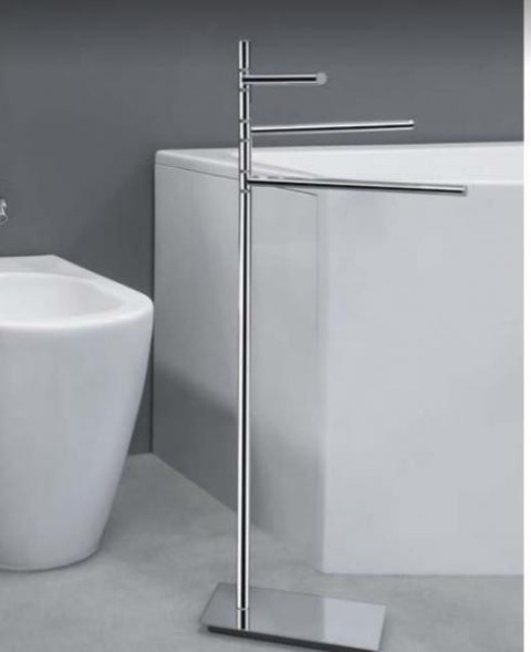 Стойка COLOMBO DESIGN SQUARE B9915 напольная с полотенцедержателем