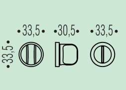 Фиксатор сантехнический Colombo Design Rosetta ZE19 BZG/0 золото матовое