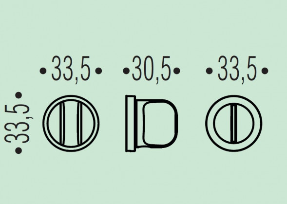 Фиксатор сантехнический Colombo Design Rosetta ZE19 BZG/0 черный матовый