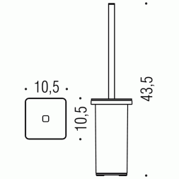 COLOMBO DESIGN Over B7006 Ёршик напольный