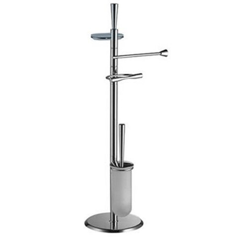 Стойка COLOMBO DESIGN ISOLE B9413N напольная с полотенцедержателем с мыльницей