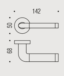 Дверная ручка Colombo TAIPAN LC11RSB золото/золото матовое