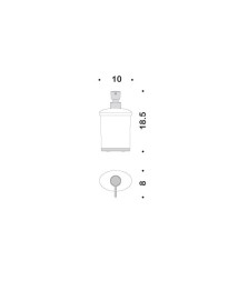 Дозатор COLOMBO DESIGN LAND B9319 настольный