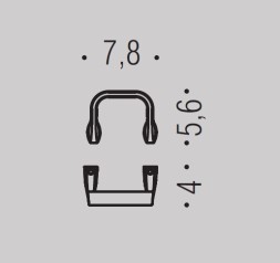 Крючок COLOMBO DESIGN TRENTA PT27.GM одинарный