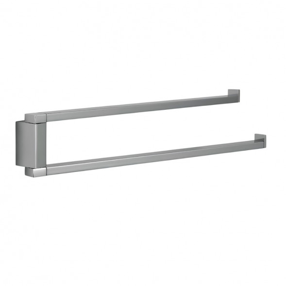 Полотенцедержатель COLOMBO DESIGN MINI Q B5012 двойной цвет хром