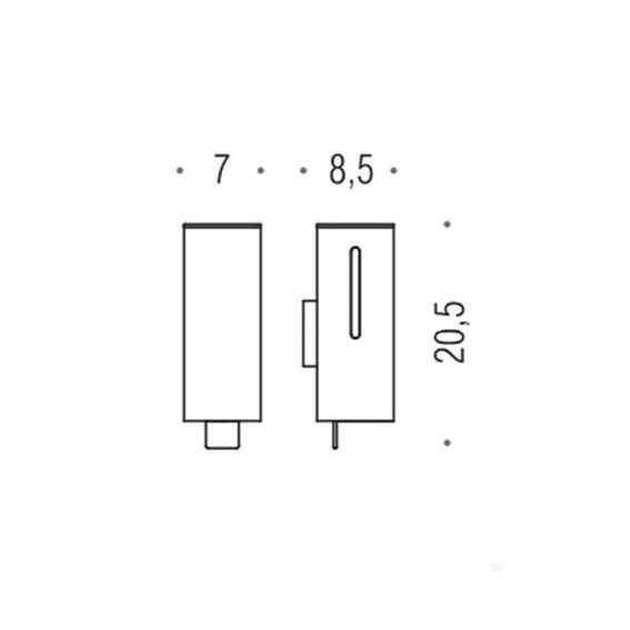Дозатор COLOMBO DESIGN CONTRACT B9986N настенный