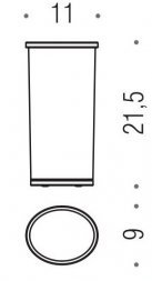 Запасная колба для туалетного ёршика Colombo Land B2856