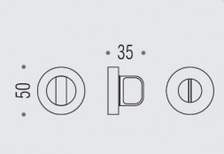 Фиксатор сантехнический Colombo Rosetta CD49 BZGG хром