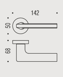 Дверная ручка Colombo GIRA JM11R.OL золото
