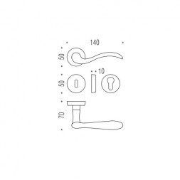 Дверная ручка Colombo HEIDI CD31R.OL золото