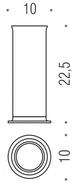 Запасная колба для напольного ёршика Colombo Link стеклянная B2456