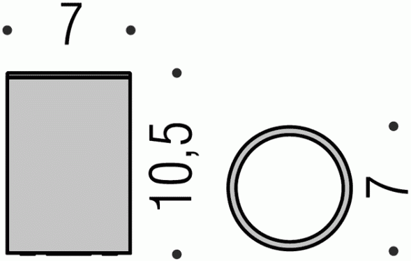 Стакан COLOMBO DESIGN PLUS W4941.OM настольный