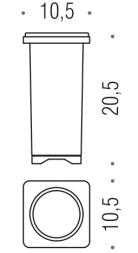 Запасная колба Colombo Forever с основанием для ёршика B2906